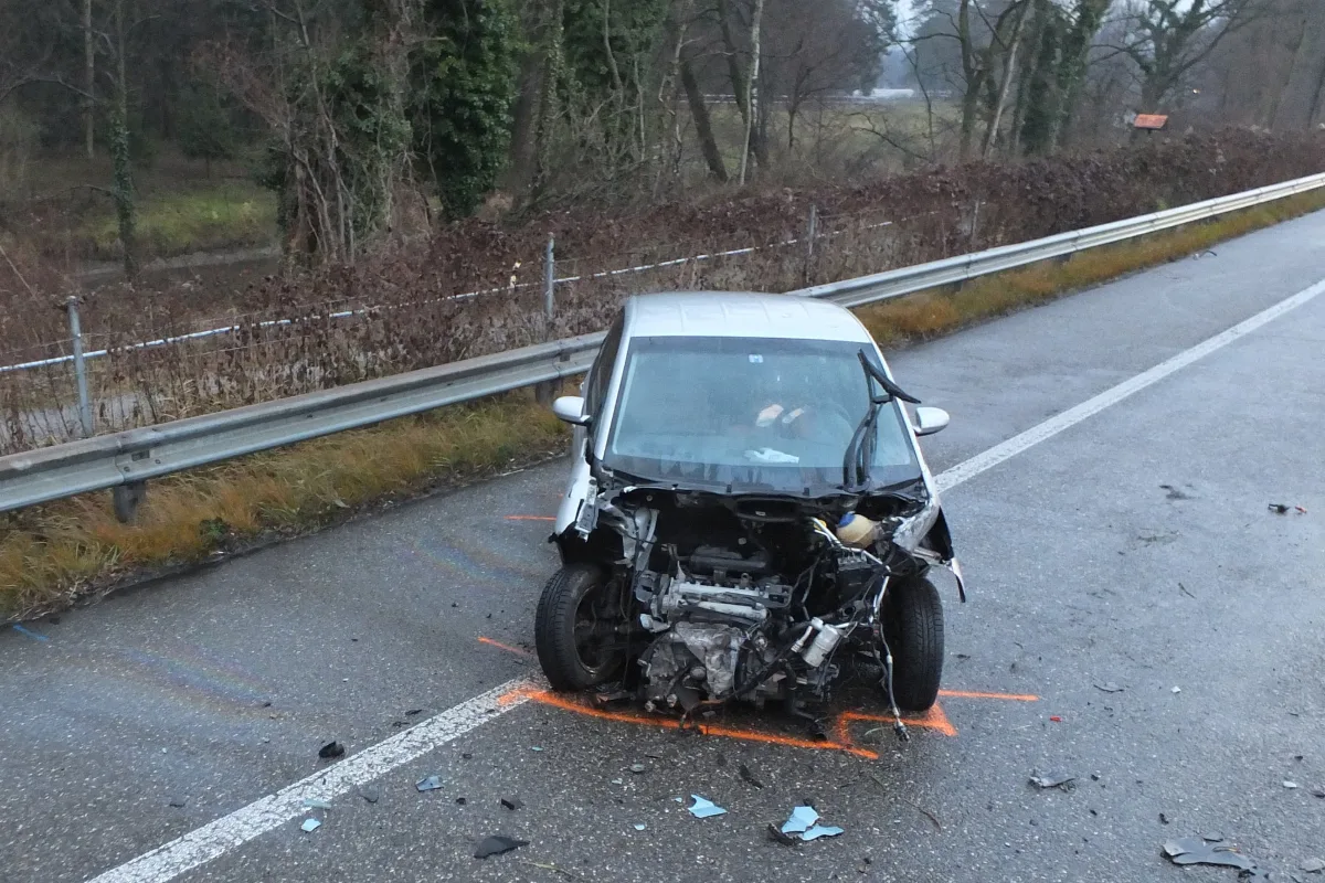 St. Margrethen SG - Unfall auf der A1 sorgt für Verkehrsbehinderungen