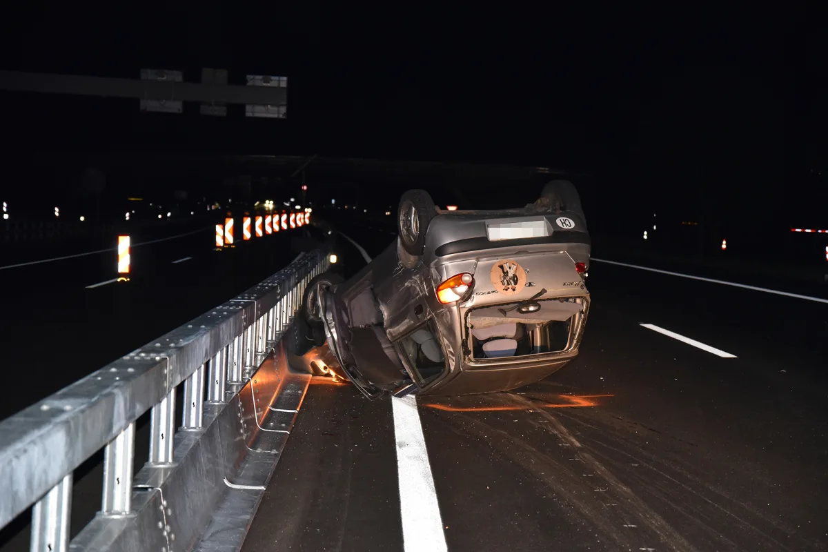 San Vittore: Selbstunfall auf der Nationalstrasse A13