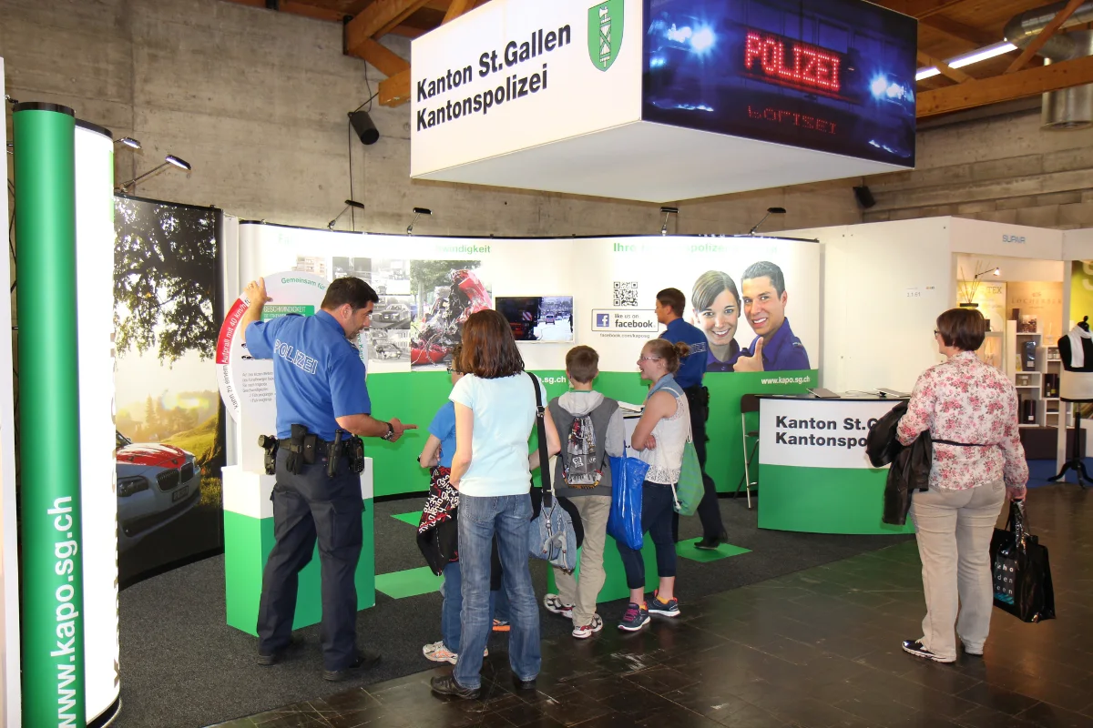 Die Kapo St. Gallen an der OFFA
