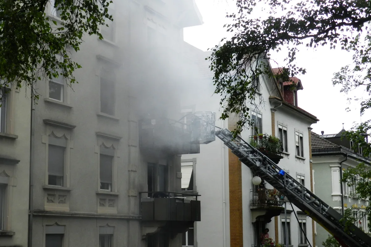 St. Gallen: Kühlschrank löst Brand aus