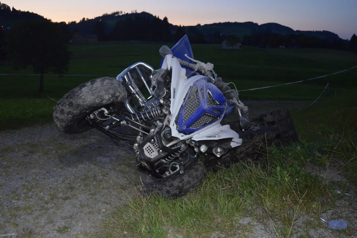 In Waldstatt mit Quad verunglückt