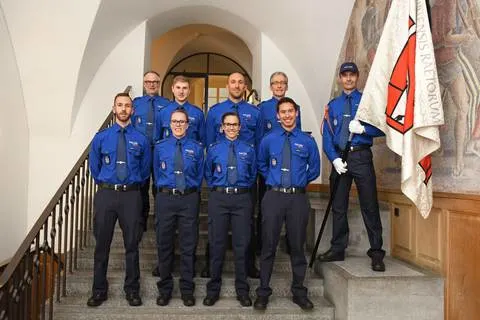 Chur GR - Sechs Stadtpolizisten/-innen vereidigt