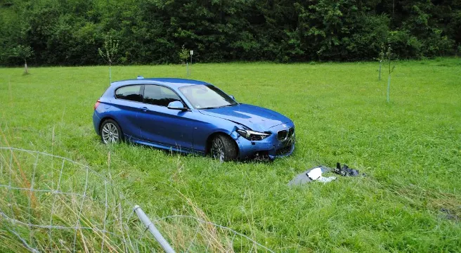 Alleincrash in Bargen