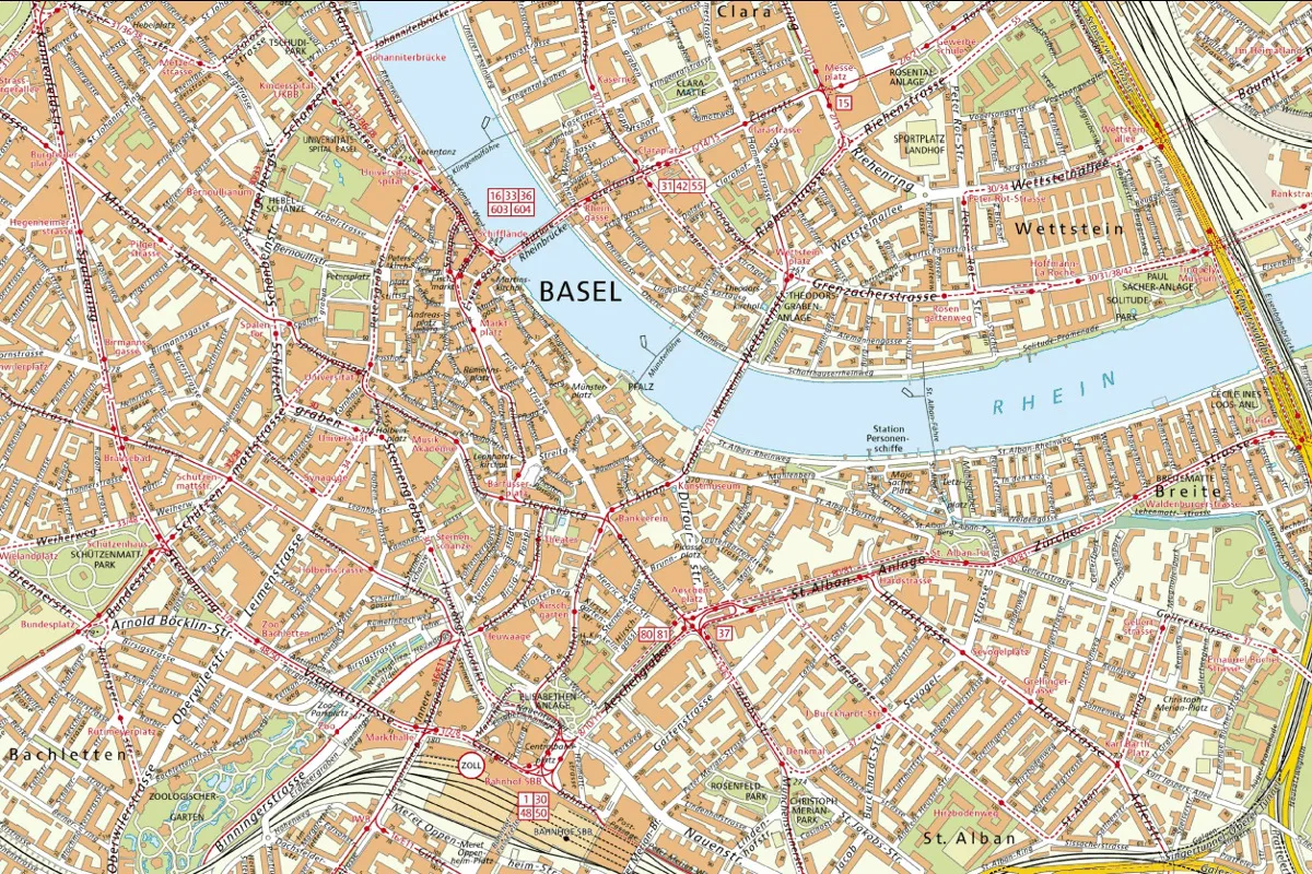 Basel-Stadt - den perfekten Schulweg finden