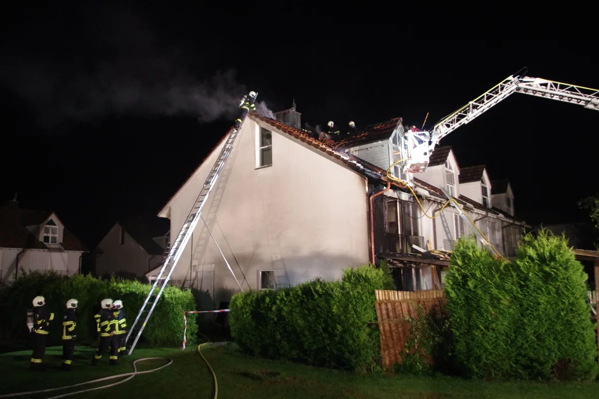 Brand wegen Fahrlässigkeit in Oberrüti - beträchtlicher Schaden