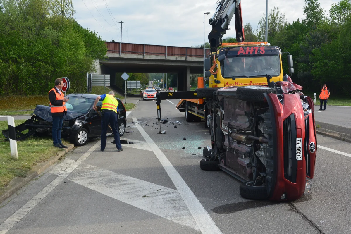 Vortritt missachtet - zwei Verletzte in Frauenfeld