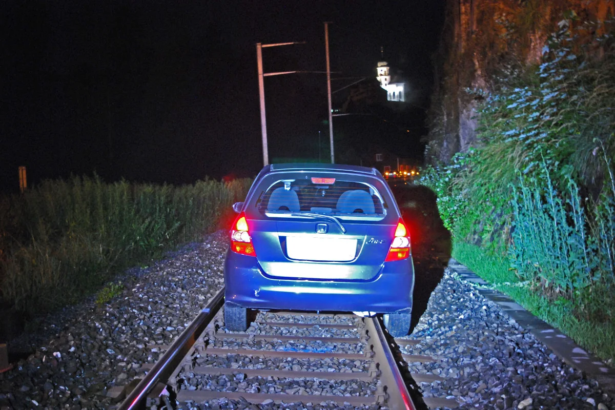 Werthenstein LU: Ortsunkundige Autofahrerin auf Abwegen