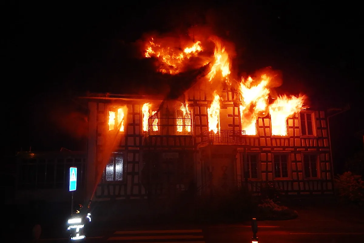 Flammen-Inferno in Uttwil