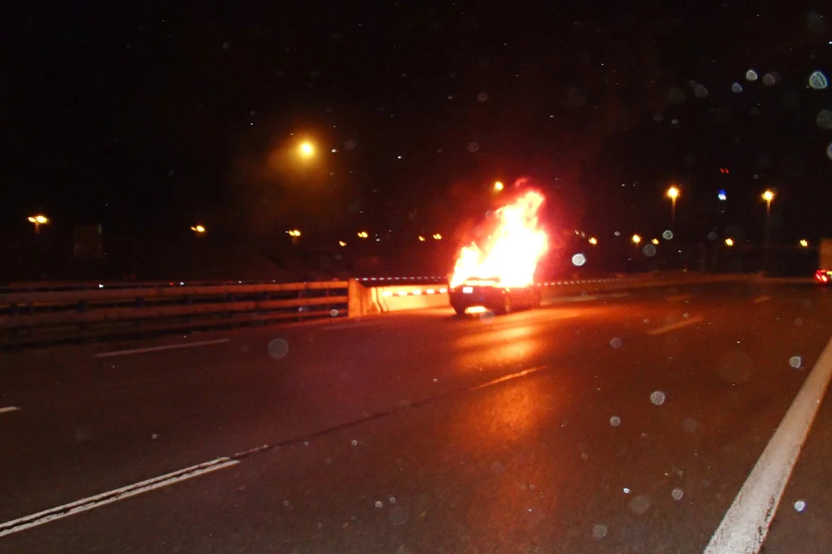 Baden/A1: Kosovare schiesst auf Landsmann - Auto auf der Flucht in Brand geraten