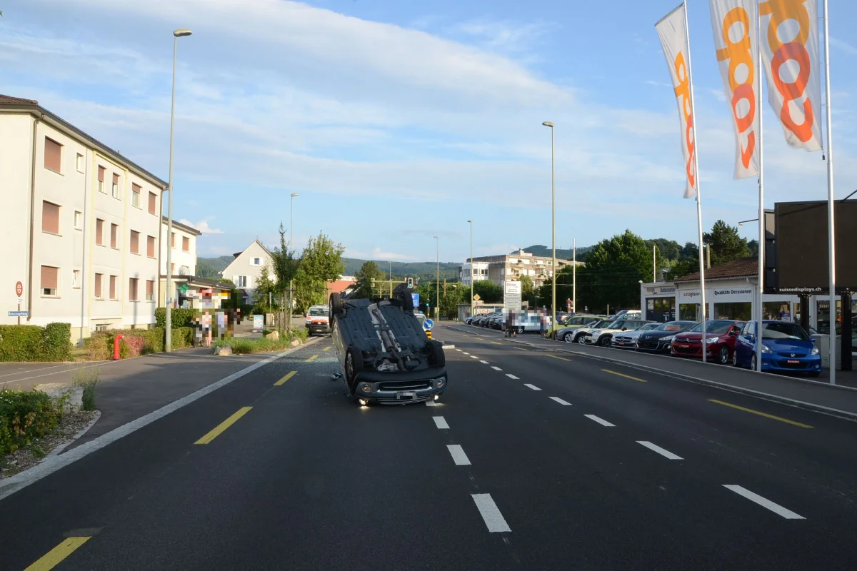 Alkoholisierte Lenkerin in Muttenz verunglückt