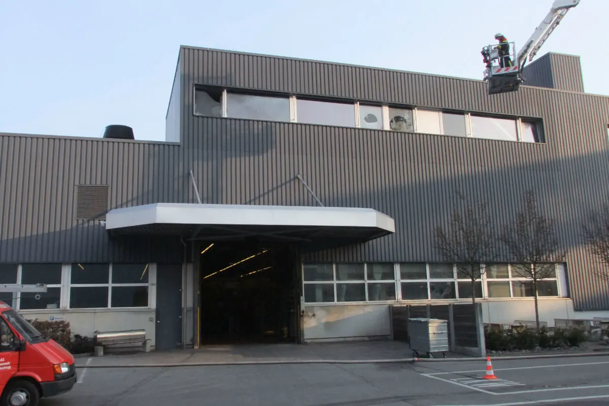 Heerbrugg SG - Brand in Firma