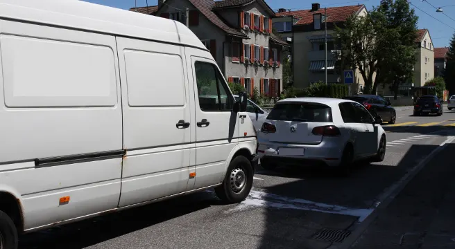 Auffahrkollision in St. Gallen