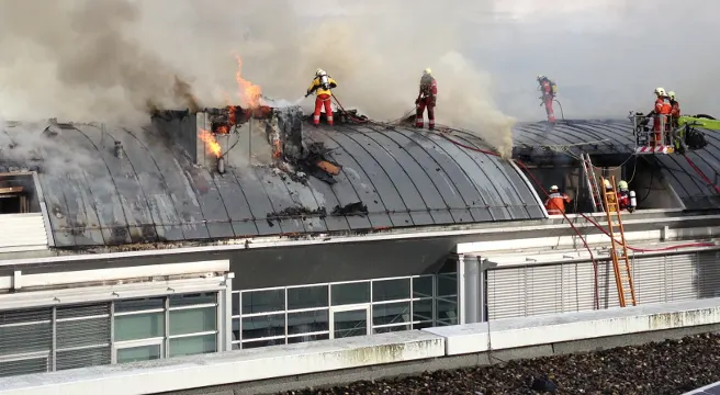 Oberrieden: Brand in Fitnesscenter