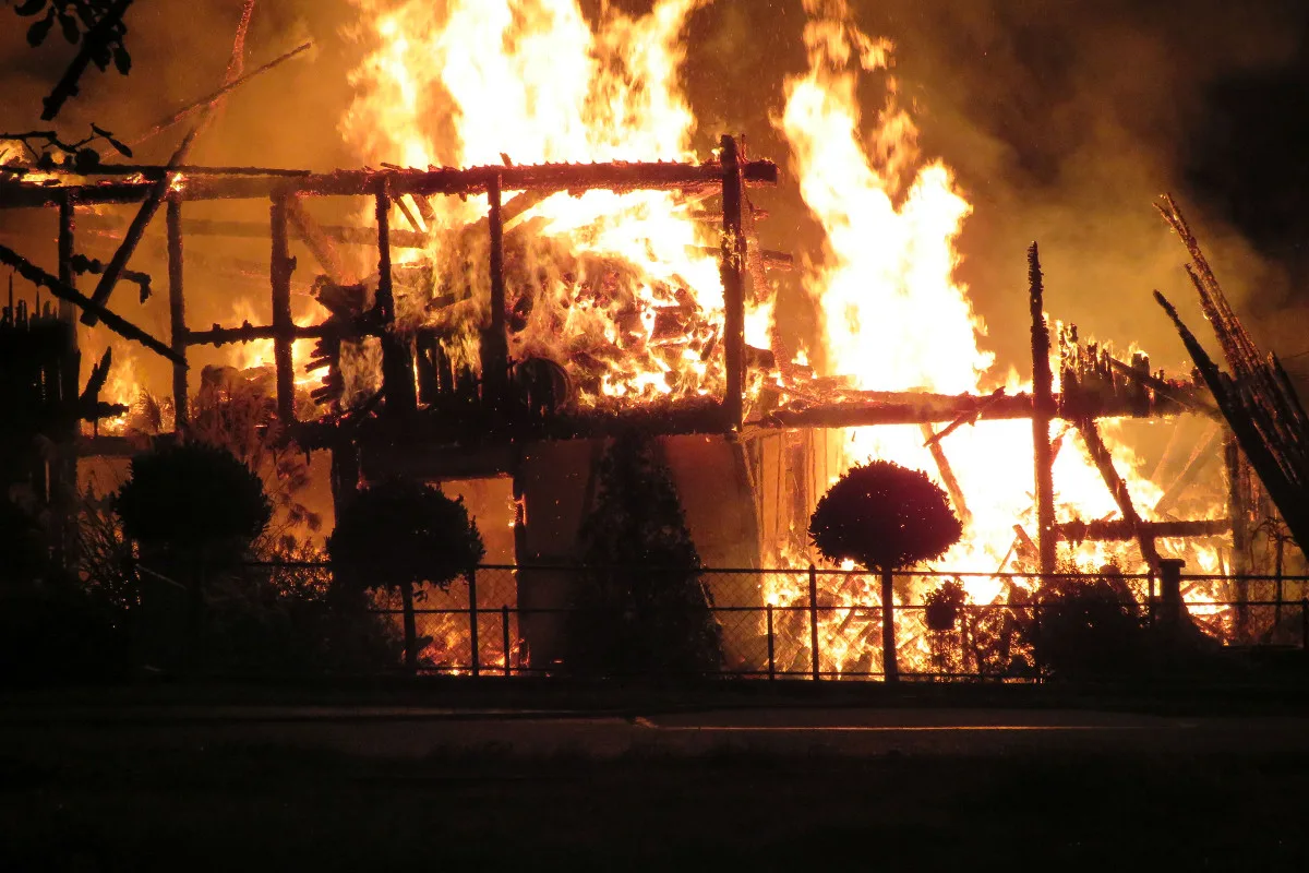 Jonen AG - Scheune ein Raub der Flammen