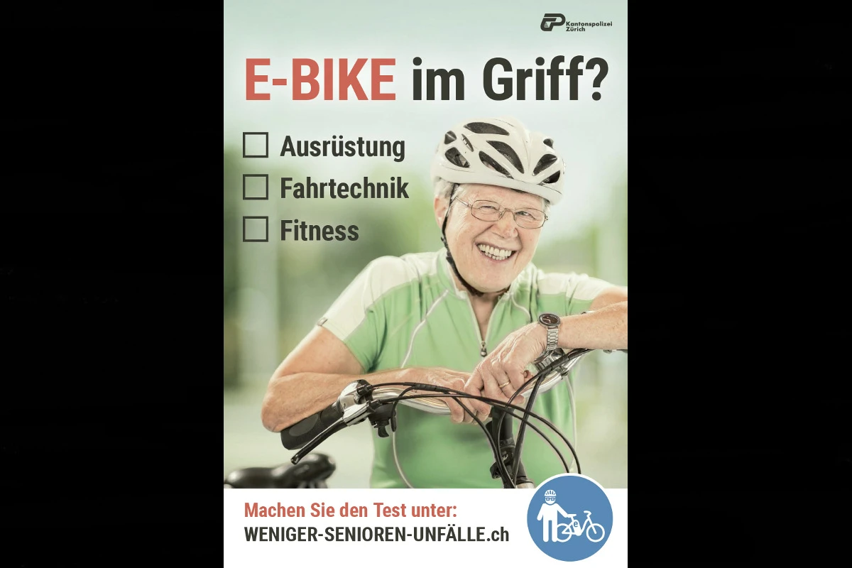 Kanton Zürich ZH - Kampagne soll E-Bike-Unfälle reduzieren