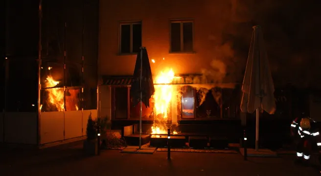 Restaurant in Wädenswil fängt Feuer