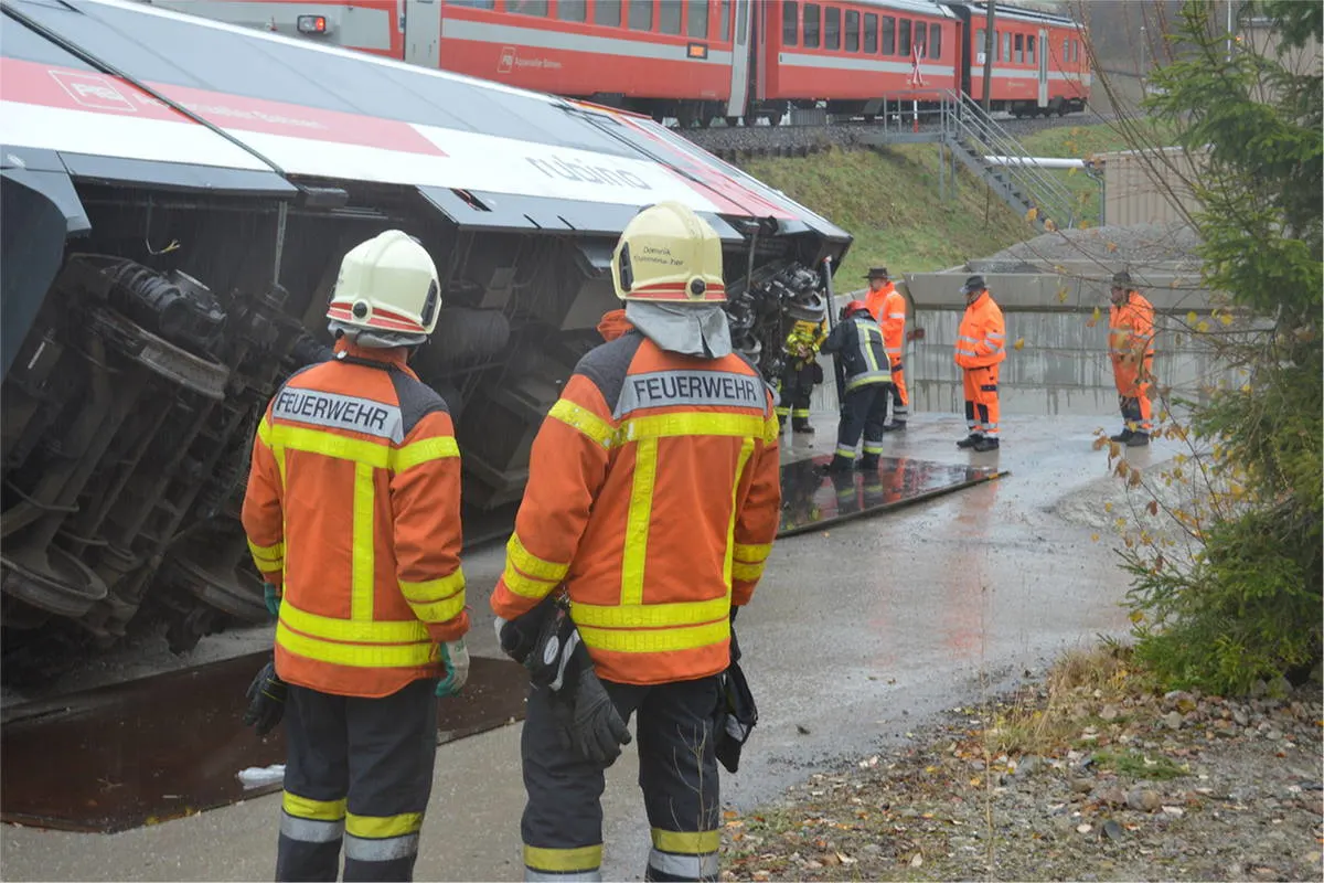 Herisau AR - Grossübung des Bevölkerungsschutzes und der Kantonspolizei