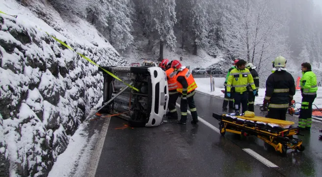 Selbstcrash in Klosters zieht eine Verletzte nach sich