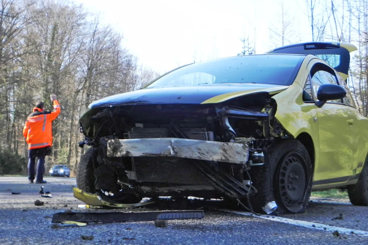 Selbstunfall in Wäldi gebaut