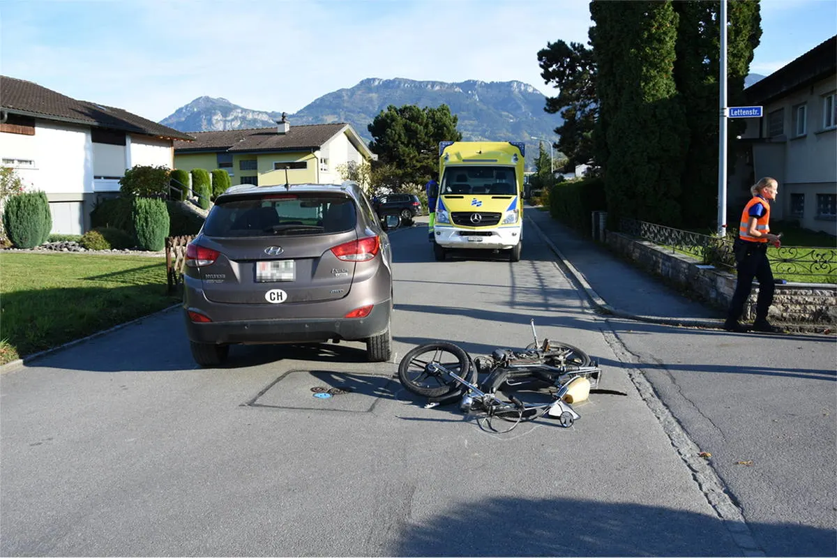 Diepoldsau SG - Vortritt missachtet