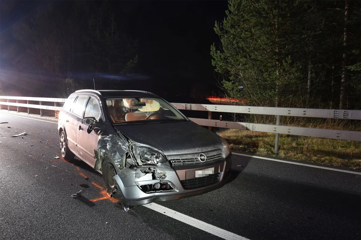 Landquart GR - Heftige Kollision zwischen zwei Autos