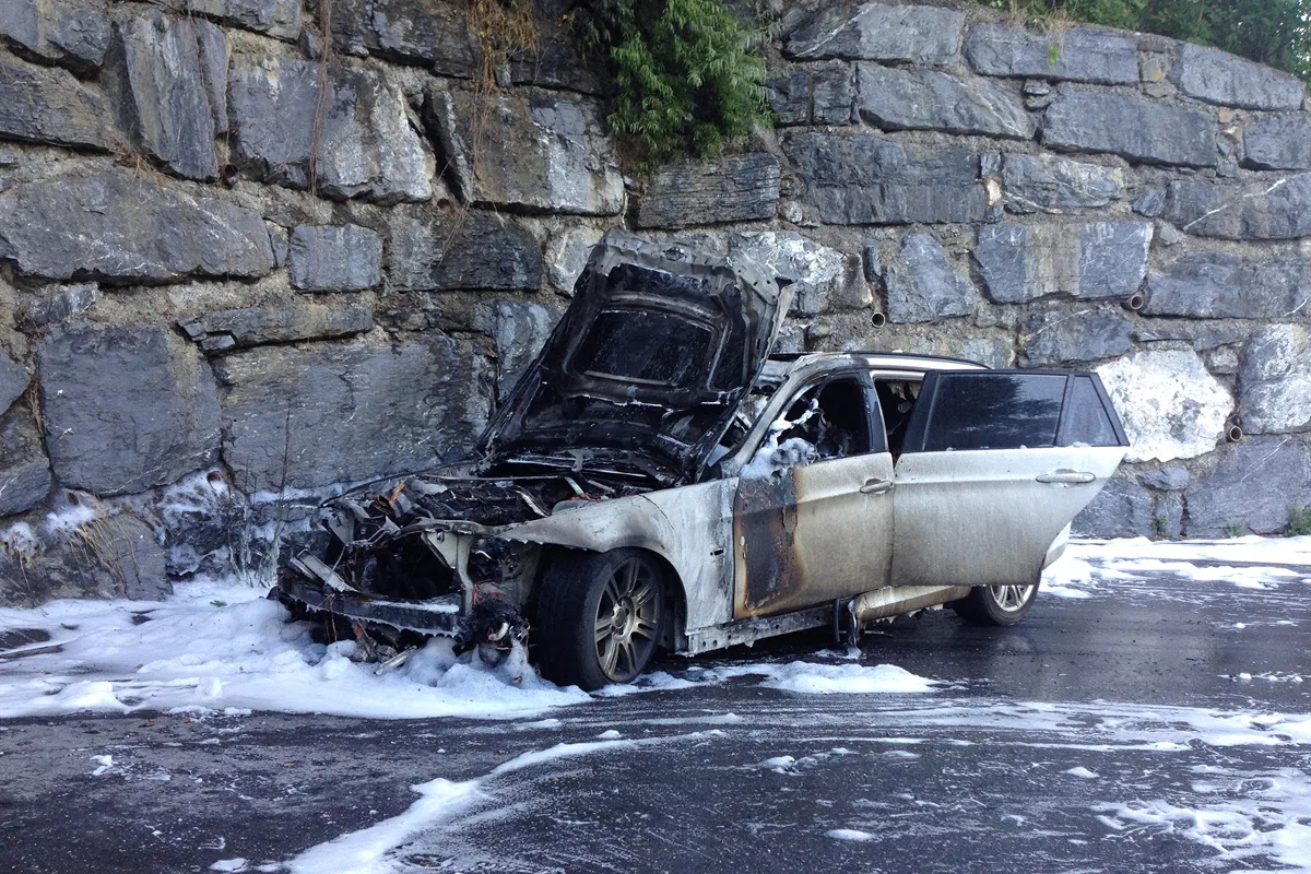 Personenwagen in Chur in Brand geraten 