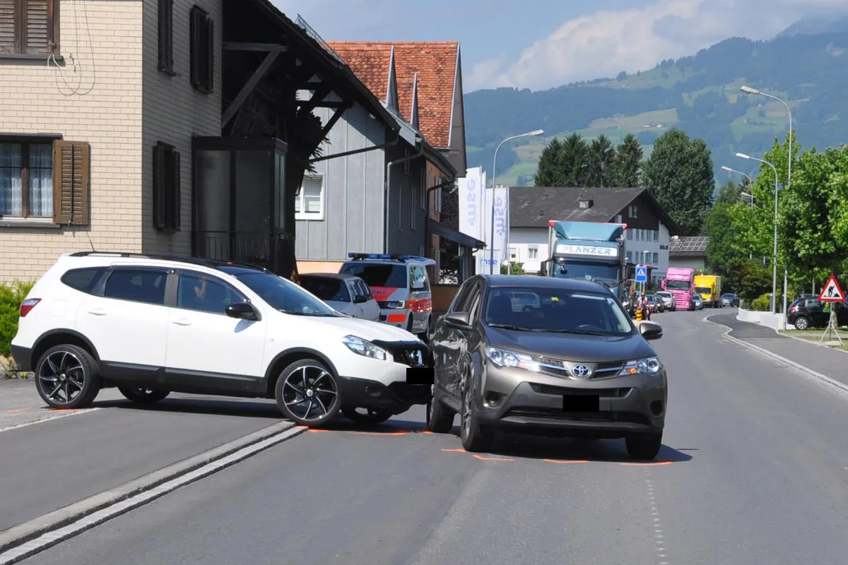 Drei Verkehrsunfälle in Liechtenstein
