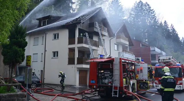 Hausbrand in Schellenberg