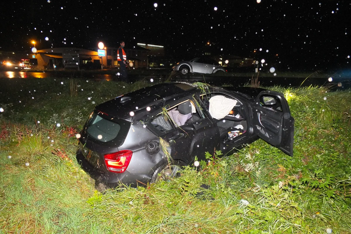 Haag SG - Crash auf der Autobahn A13
