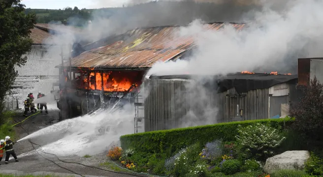 Küssnacht: Brand in einer Biogas-Anlage