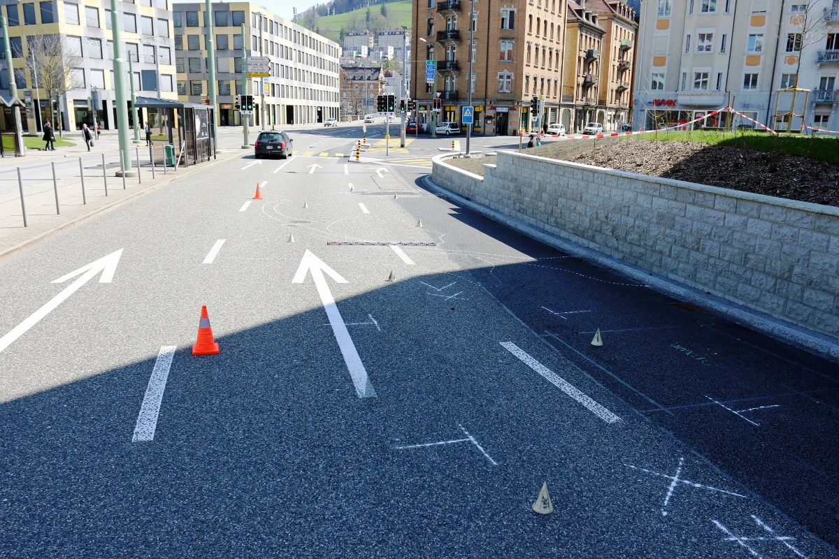 Zeugenaufruf nach Verkehrsunfall in St. Gallen