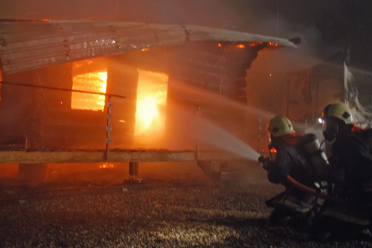 Brand: Schiessstand niedergebrannt