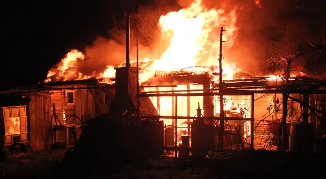 Schrebergartenhaus in Widnau abgebrannt