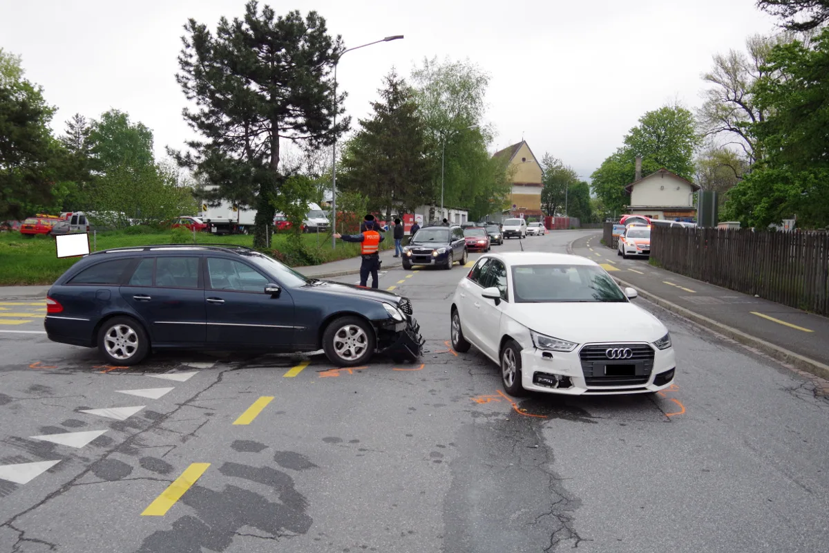 Verkehrsunfall nach Vortrittsmissachtung in Chur