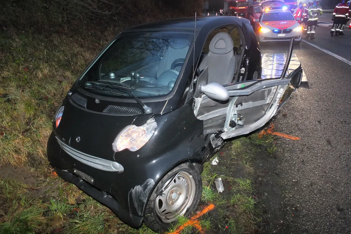 Autobahnunfall fordert drei Verletzte in Mörschwil