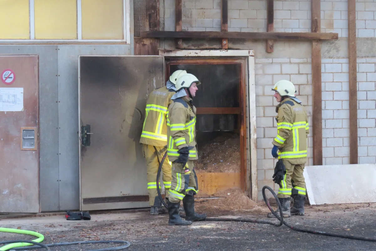 Auw AG - Brand in Schreinerei 