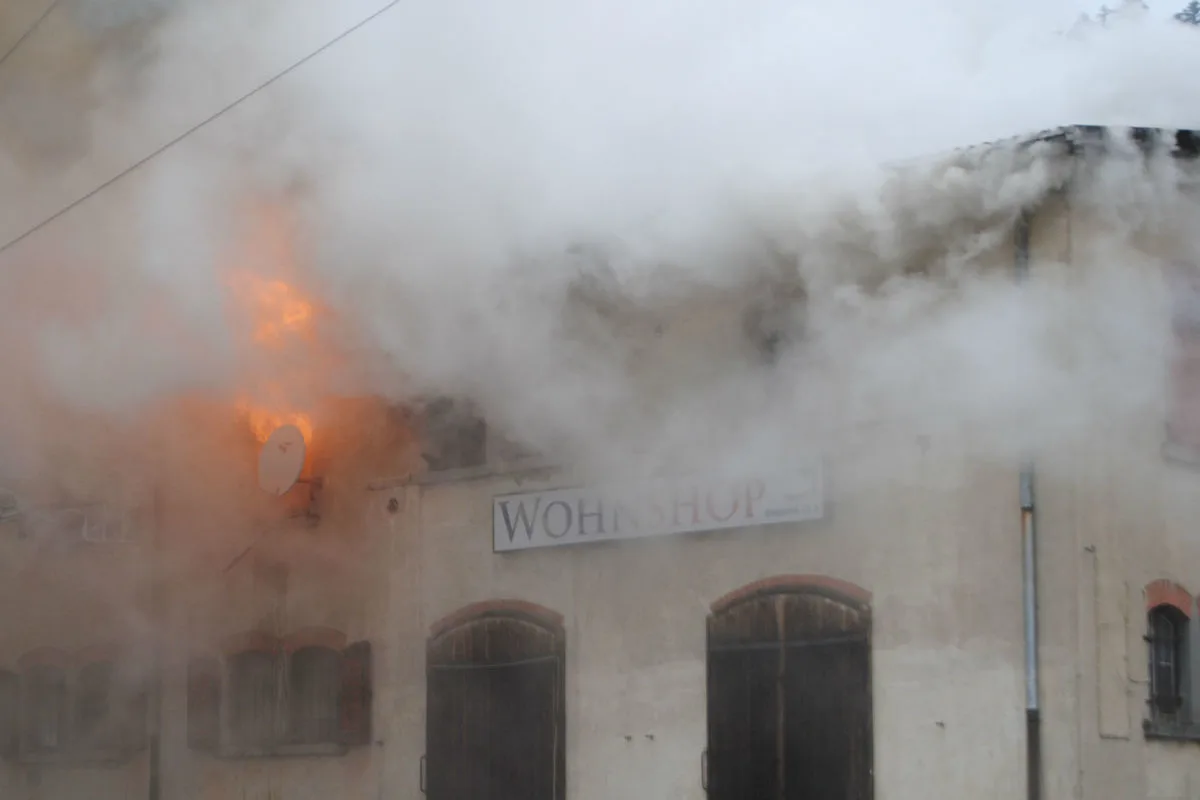 Kriens LU - Brand in altem Gewerbegebäude