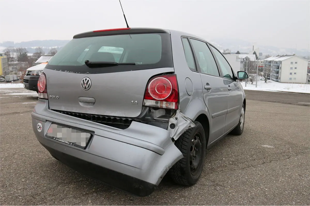 St.Gallen SG - Unfall mit Blechschaden