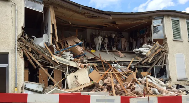 Gebäudewand auf Baustelle in Elgg eingestürzt