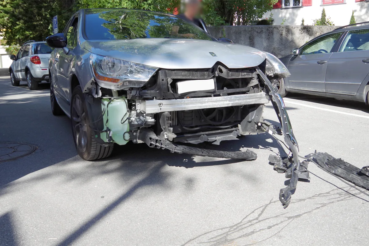 Frontalkollision zweier Pkw in Chur