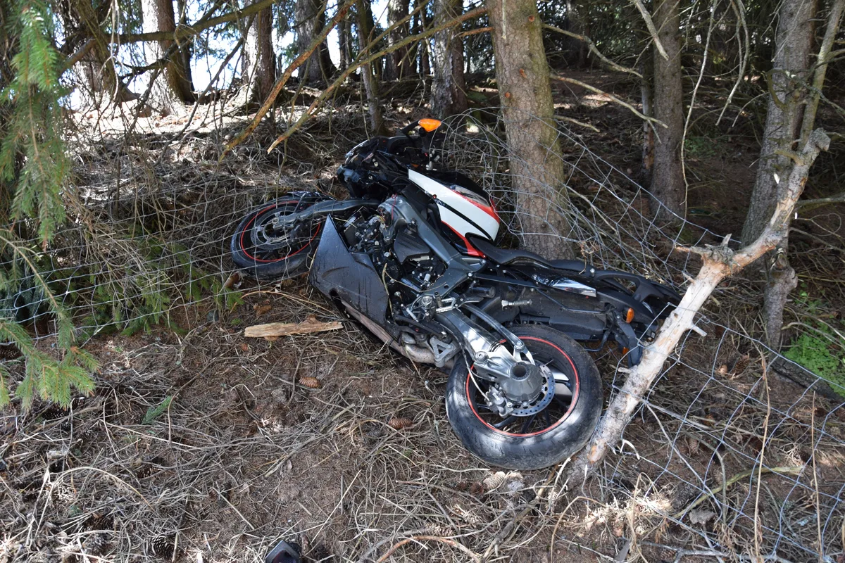 Motorrad-Kollision in Zernez