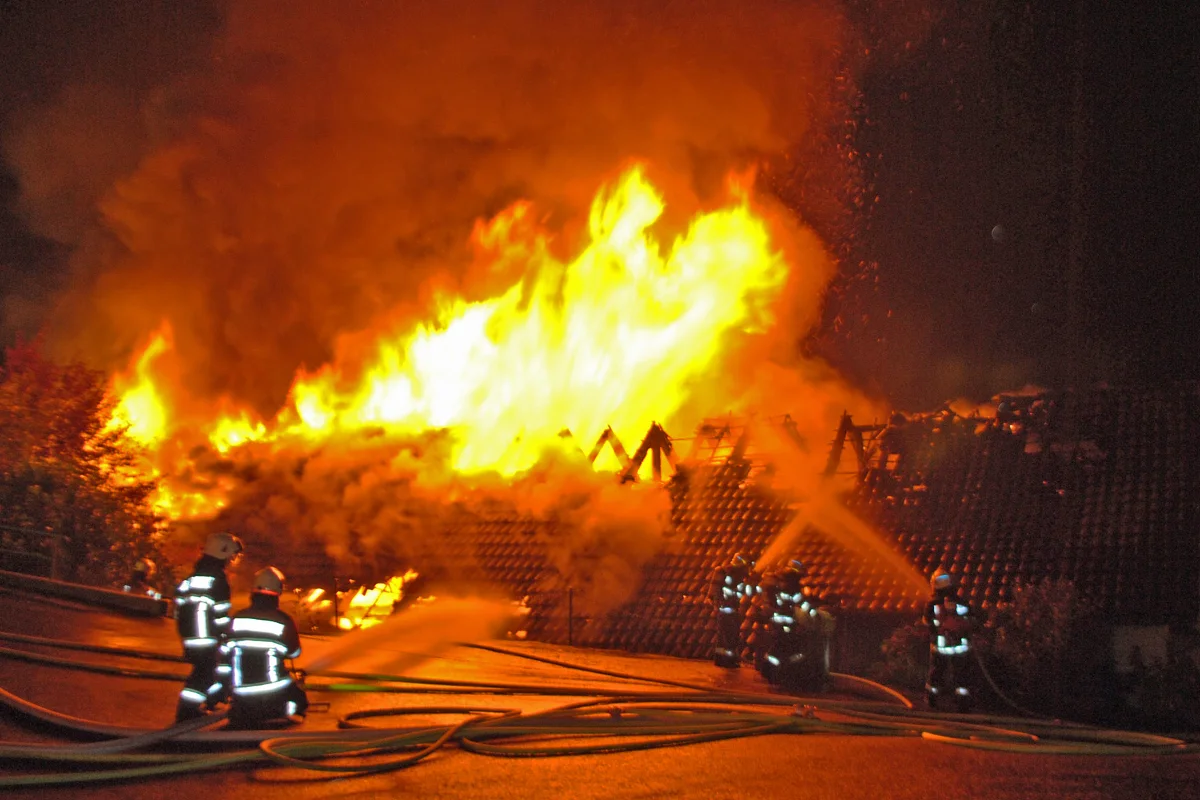 Luzerner Werkstattatelier in Vollbrand geraten