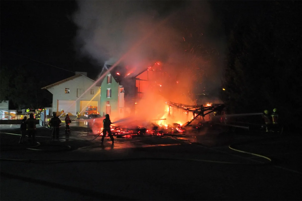 Zeugenaufruf nach Wohnhausbrand in Grabs SG