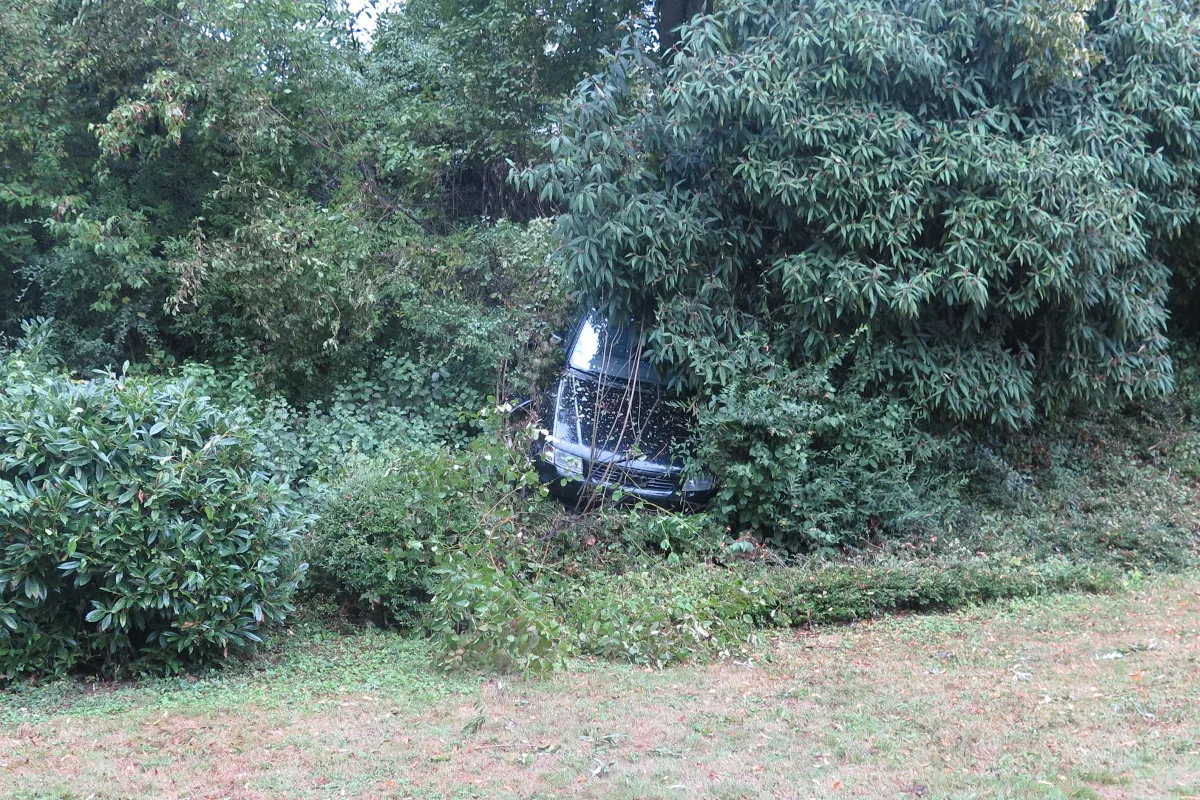 In Aesch ziemlich unsanft parkiert