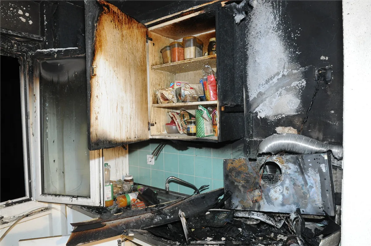 Zug ZG - Brand in einer Wohnung
