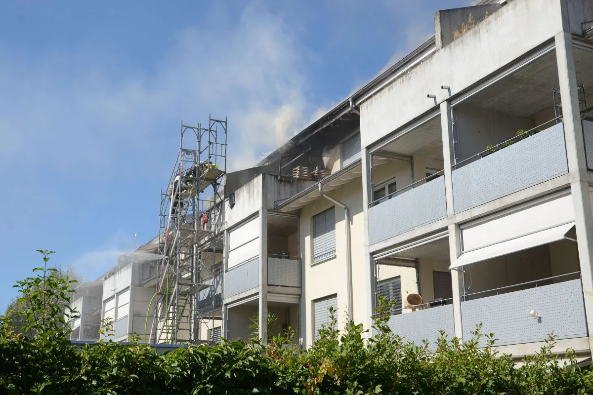 Allschwil BL - Hausbewohner wegen Brand evakuiert