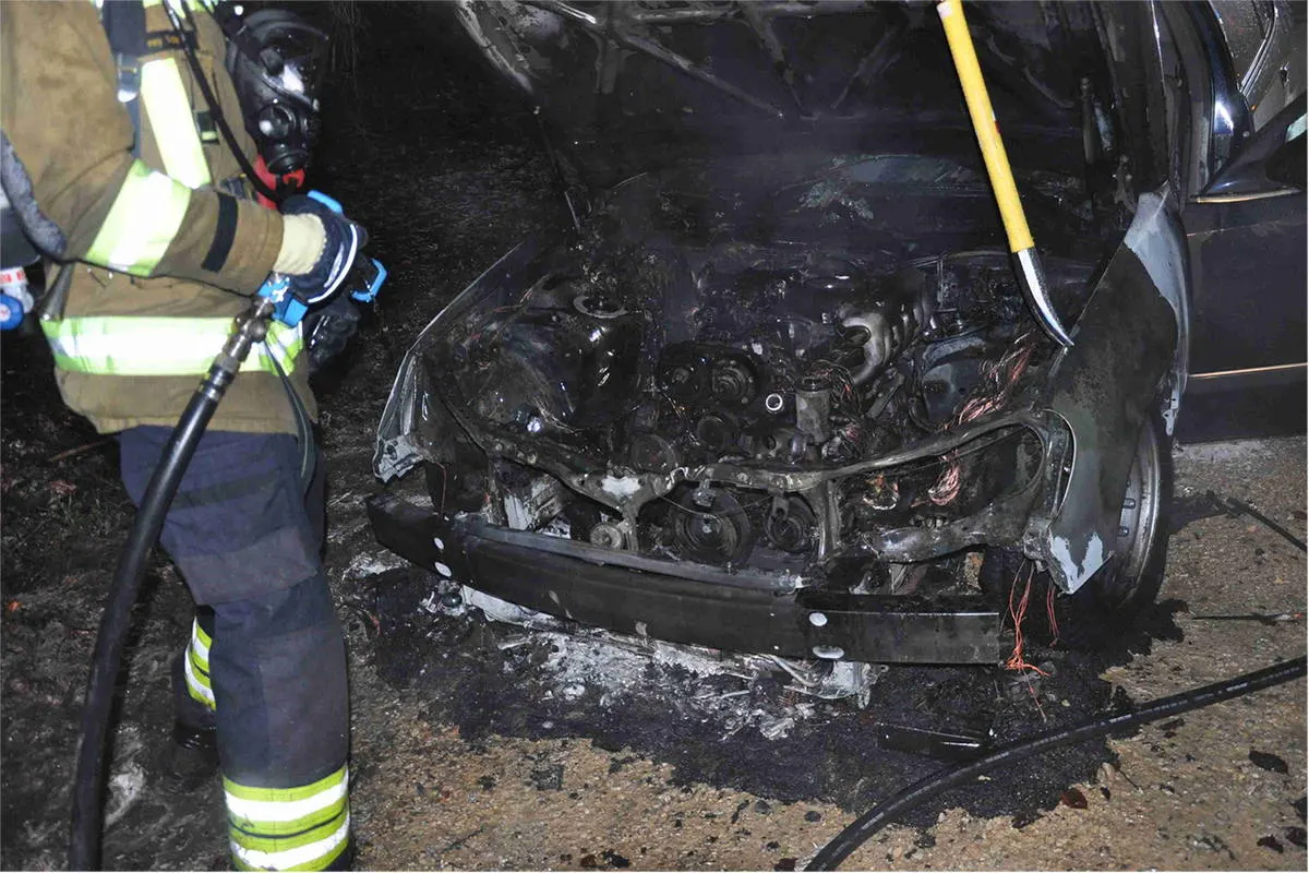 Dornach SO - Auto brannte aus