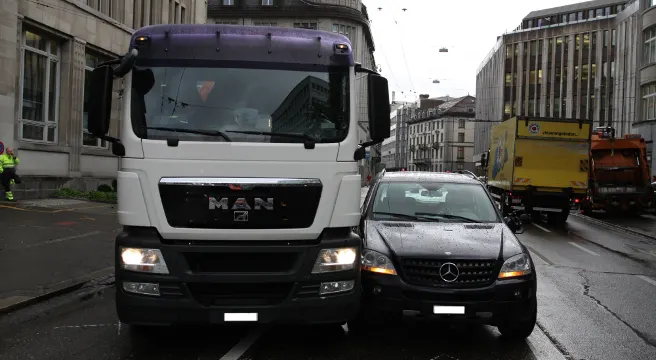 Verkehrsbehinderungen nach Kollision in St. Gallen