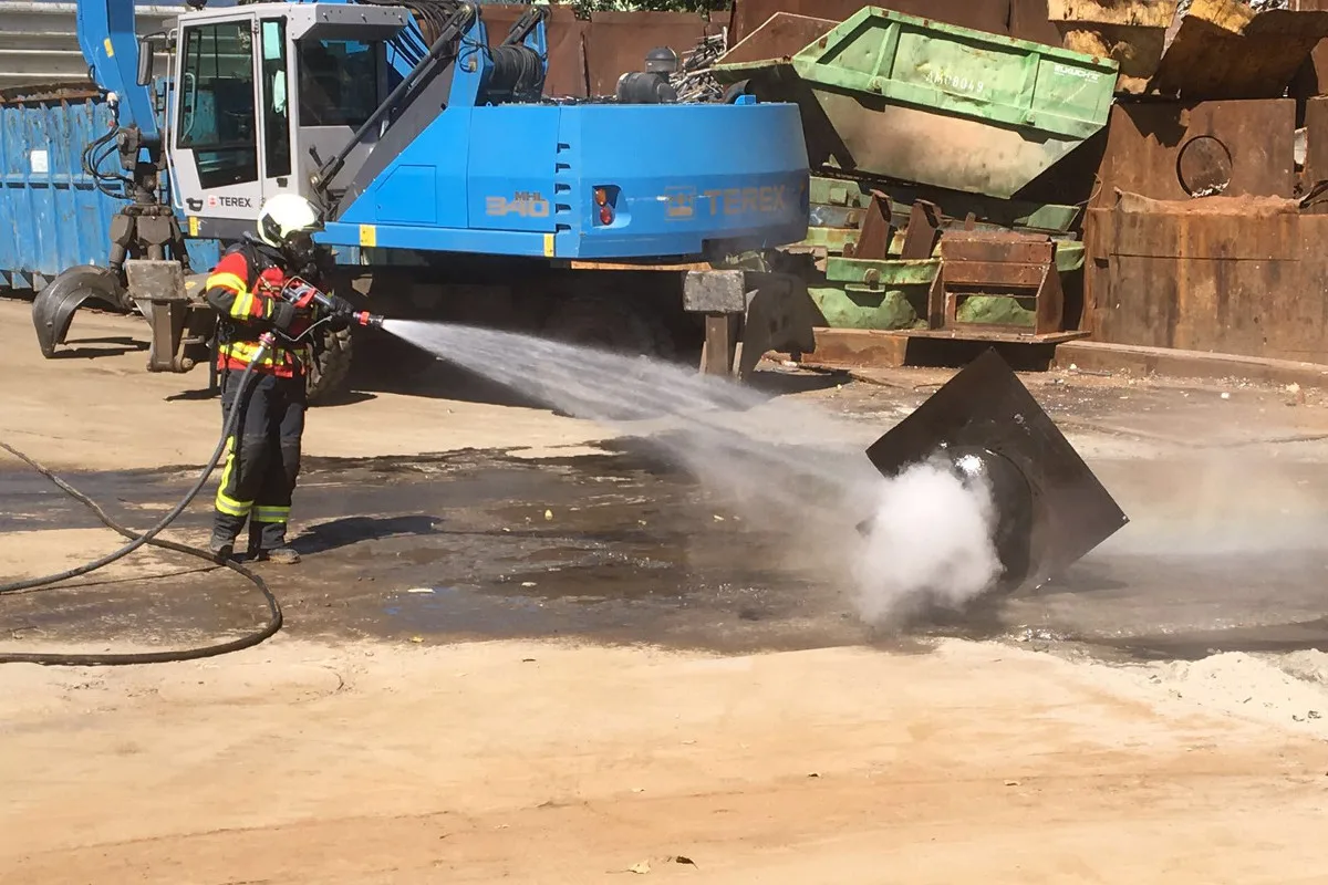 Tank in Eschen FL in Brand geraten