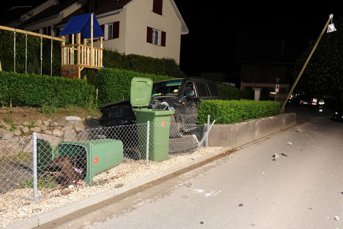 Ellikon a. d. Thur: Alkoholisiert auf der Fluch vor der Polizei verunglückt